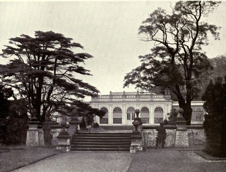 Figure 10. The Orangery and terrace steps (Holmes 1911, Plate XXVI).