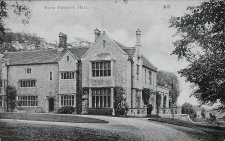 Figure 20, View of South side of the Hall with the Reverend ‘Benny’ Hemsworth.