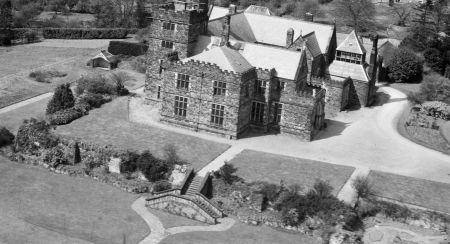 Figure 10. Rebuilt Upsall Castle and its immediate gardens, 1949.