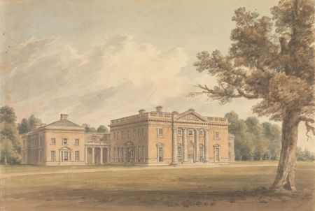 Baldersby Hall by John Chessell Buckler, 1829. Yale Center for British Art, Paul Mellon Collection