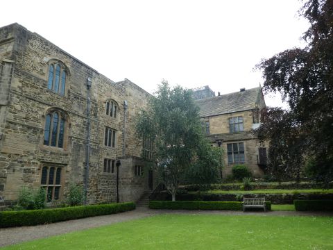 Durham Castle view - fellows garden