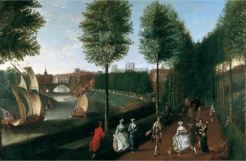 Image: Nathan Drake (c.1728-1778), The New Terrace Walk, York, 1756, York Museums Trust, Public Domain, via ArtUK