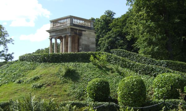 Brodsworth Hall summerhouse. Photo Louise Wickham