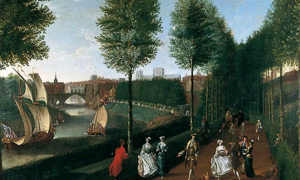 Image: Nathan Drake (c.1728-1778), The New Terrace Walk, York, 1756, York Museums Trust, Public Domain, via ArtUK