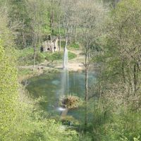 Fountain pond at Hackfall. Photo Louise Wickham