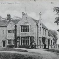 Figure 20, View of South side of the Hall with the Reverend ‘Benny’ Hemsworth.