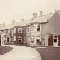 Figure 9. Toulston Lodge south façade and drive viewed from the west 1920s.