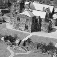 Figure 10. Rebuilt Upsall Castle and its immediate gardens, 1949.