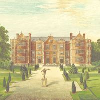 Burton Agnes Hall from Morris' 'The County Seats of the Noblemen' Vol. 1 c. 1866. British Library ref. 10360.k.20