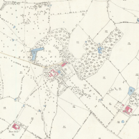 Sheriff Hutton park from OS 25" 1st edition, surveyed 1891. National Library of Scotland CC-BY-NC-SA