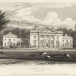 Drawing of Newby Hall from Neale, J. P. 1822. Views of the seats of noblemen and gentlemen, in England, Wales, Scotland, and Ireland. London, Sherwood, Neely and Jones. Public domain.